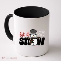 Let It Snow Christmas Holiday Cute Coffee Mug thumb 0