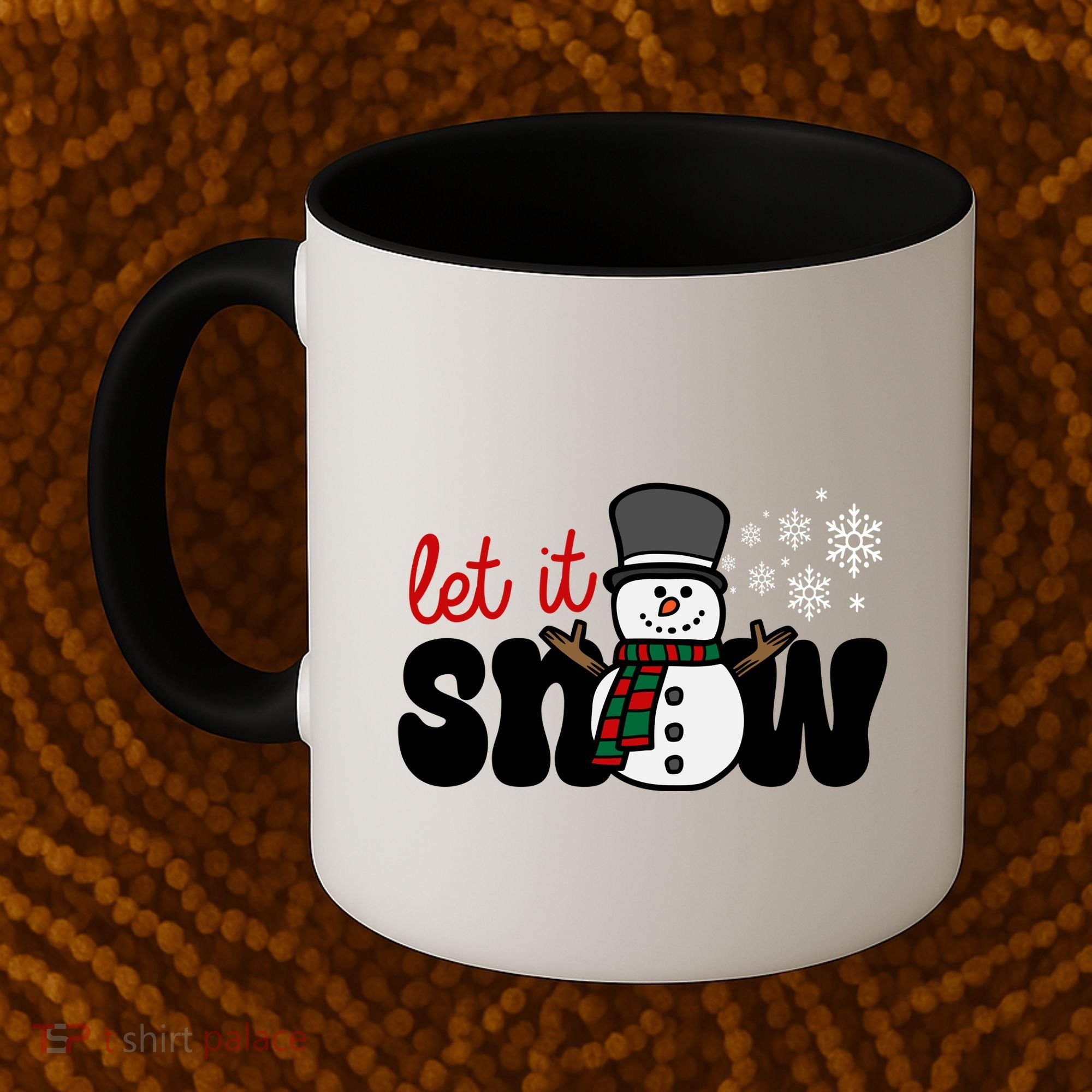 Let It Snow Christmas Holiday Cute Coffee Mug