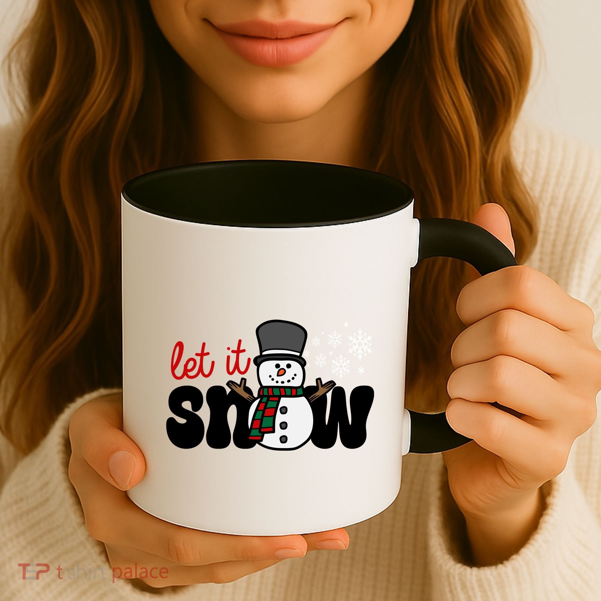Let It Snow Christmas Holiday Cute Coffee Mug