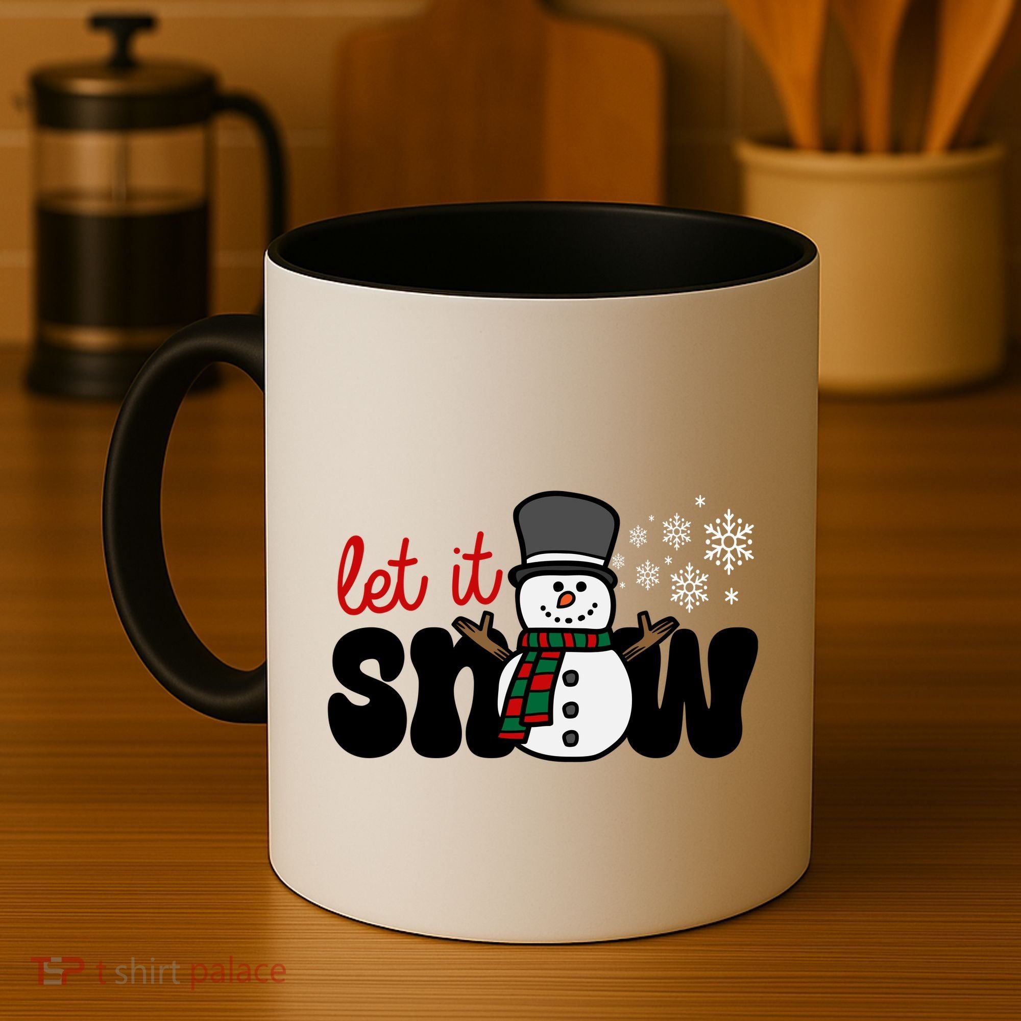 Let It Snow Christmas Holiday Cute Coffee Mug