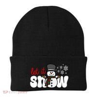Let It Snow Christmas Holiday Cute Beanie thumb 0