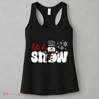 Let It Snow Christmas Holiday Cute Women's Tank Top thumb 3