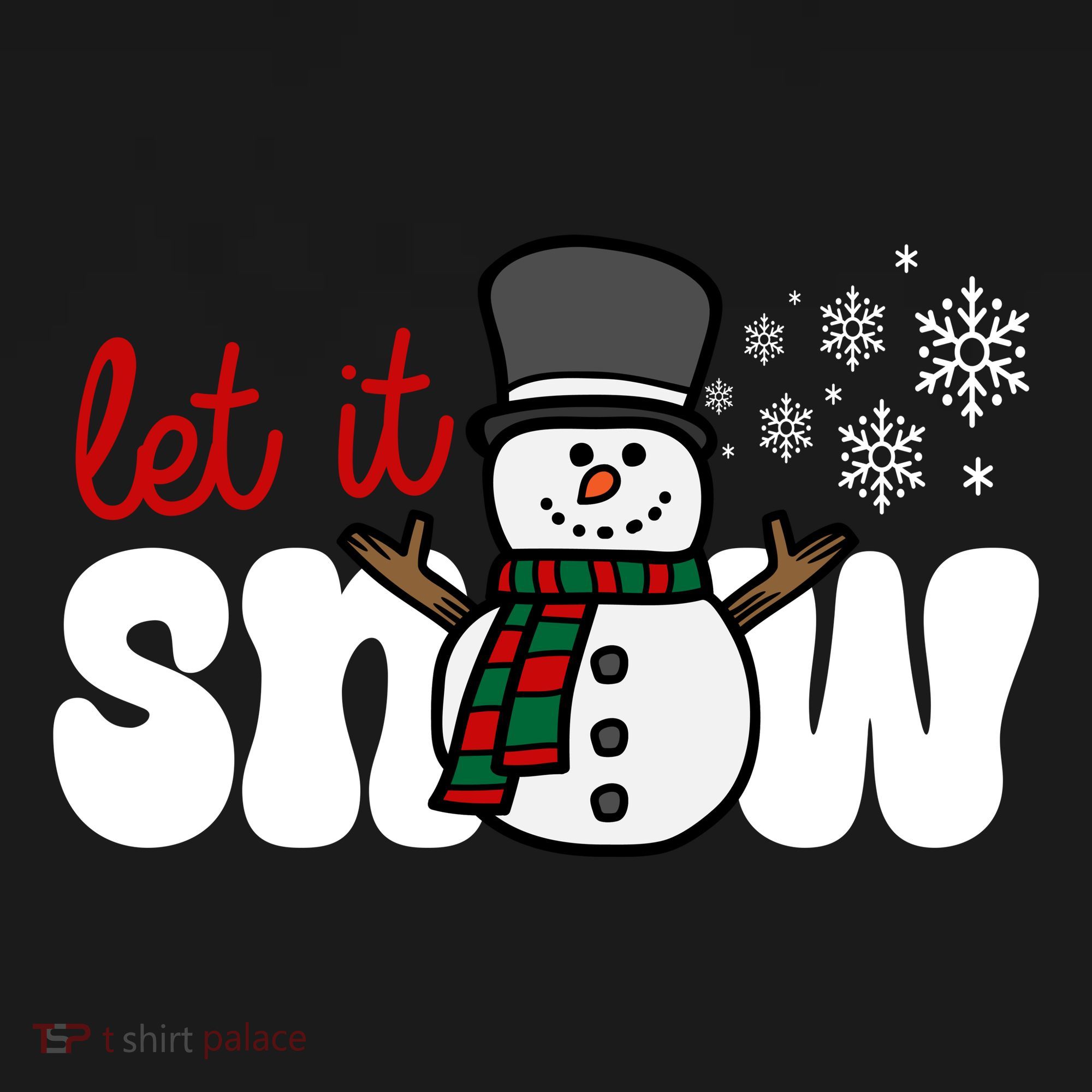 Let It Snow Christmas Holiday Cute Visor