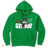 Let It Snow Christmas Holiday Cute Hoodie thumb 0