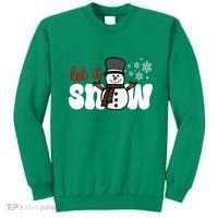 Let It Snow Christmas Holiday Cute Sweatshirt thumb 0