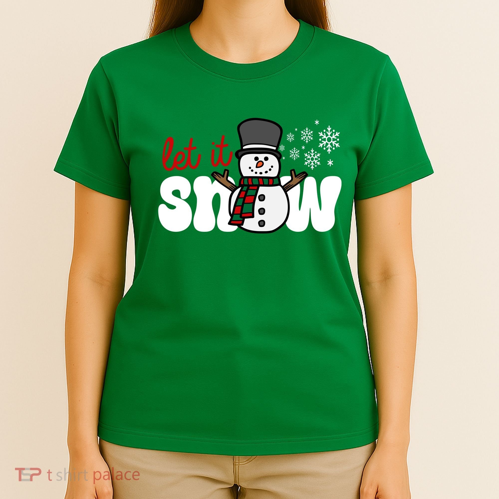 Let It Snow Christmas Holiday Cute T-Shirt