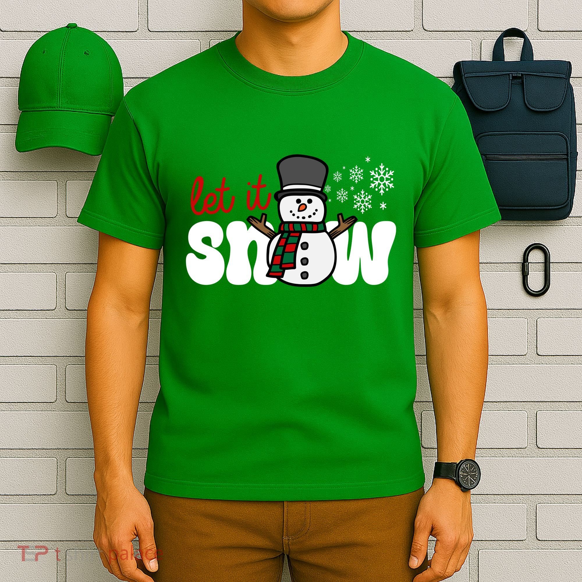 Let It Snow Christmas Holiday Cute T-Shirt