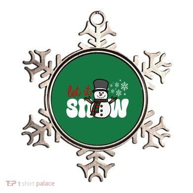 Let It Snow Christmas Holiday Cute Ornament