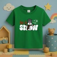 Let It Snow Christmas Holiday Cute Toddler T-Shirt thumb 3