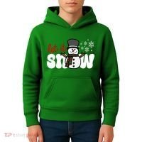 Let It Snow Christmas Holiday Cute Kids Hoodie thumb 4