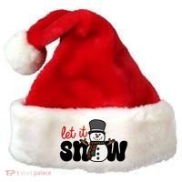 Let It Snow Christmas Holiday Cute Santa Hat thumb 0