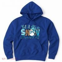 Let It Snow Somewhere Else Snow With Snowflakes Christmas Gift Hoodie thumb 0