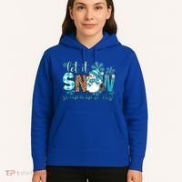 Let It Snow Somewhere Else Snow With Snowflakes Christmas Gift Hoodie thumb 5
