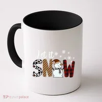 Let It Snow Cute Gift Coffee Mug thumb 0