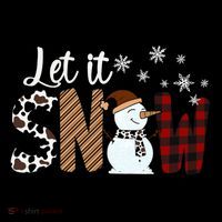 Let It Snow Cute Gift Pajama Set thumb 2