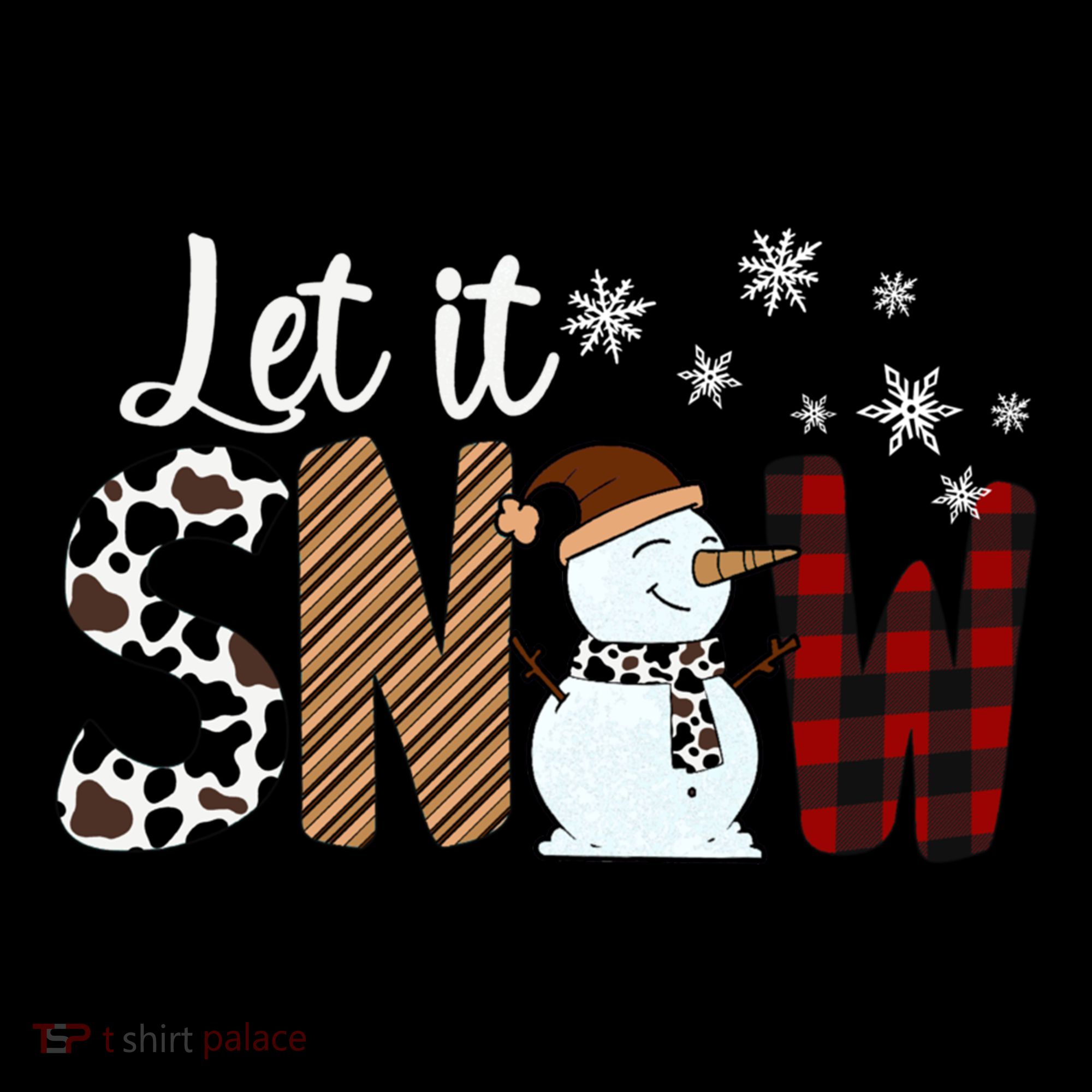 Let It Snow Cute Gift Pajama Set