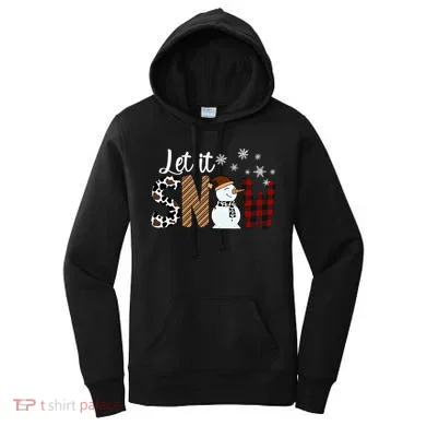 Let It Snow Cute Gift Women's Hoodie