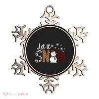 Let It Snow Cute Gift Ornament thumb 0