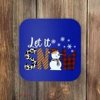 Let It Snow Cute Gift Coaster thumb 0