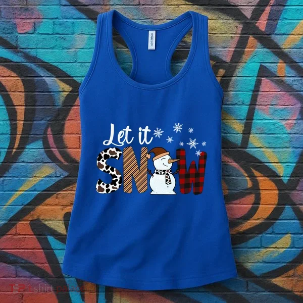 Let It Snow Cute Gift Women's Tank Top