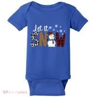 Let It Snow Cute Gift Baby Bodysuit thumb 0
