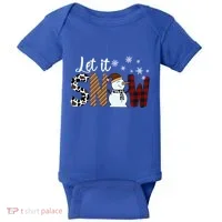 Let It Snow Cute Gift Baby Bodysuit thumb 0