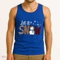 Let It Snow Cute Gift Tank Top thumb 3