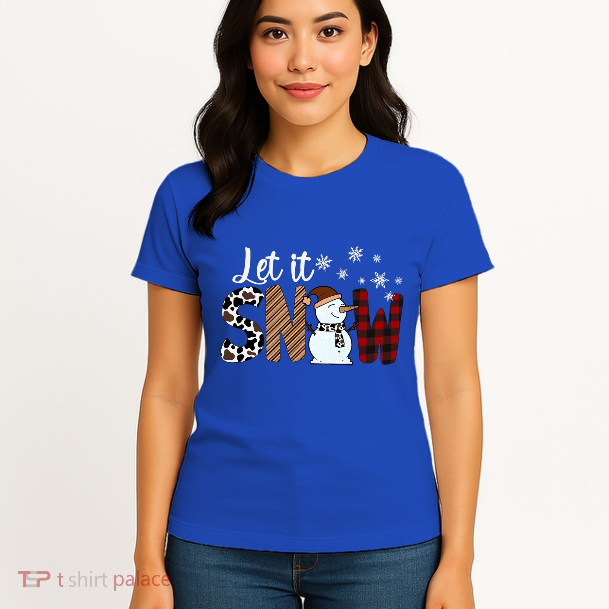 Let It Snow Cute Gift Women's T-Shirt