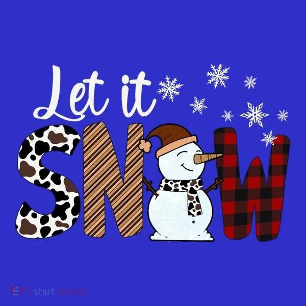 Let It Snow Cute Gift Women's T-Shirt