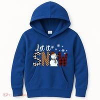Let It Snow Cute Gift Kids Hoodie thumb 0