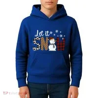 Let It Snow Cute Gift Kids Hoodie thumb 4