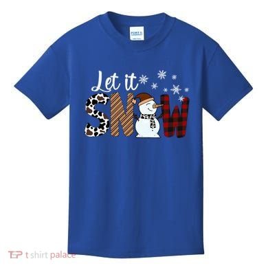 Let It Snow Cute Gift Kids T-Shirt
