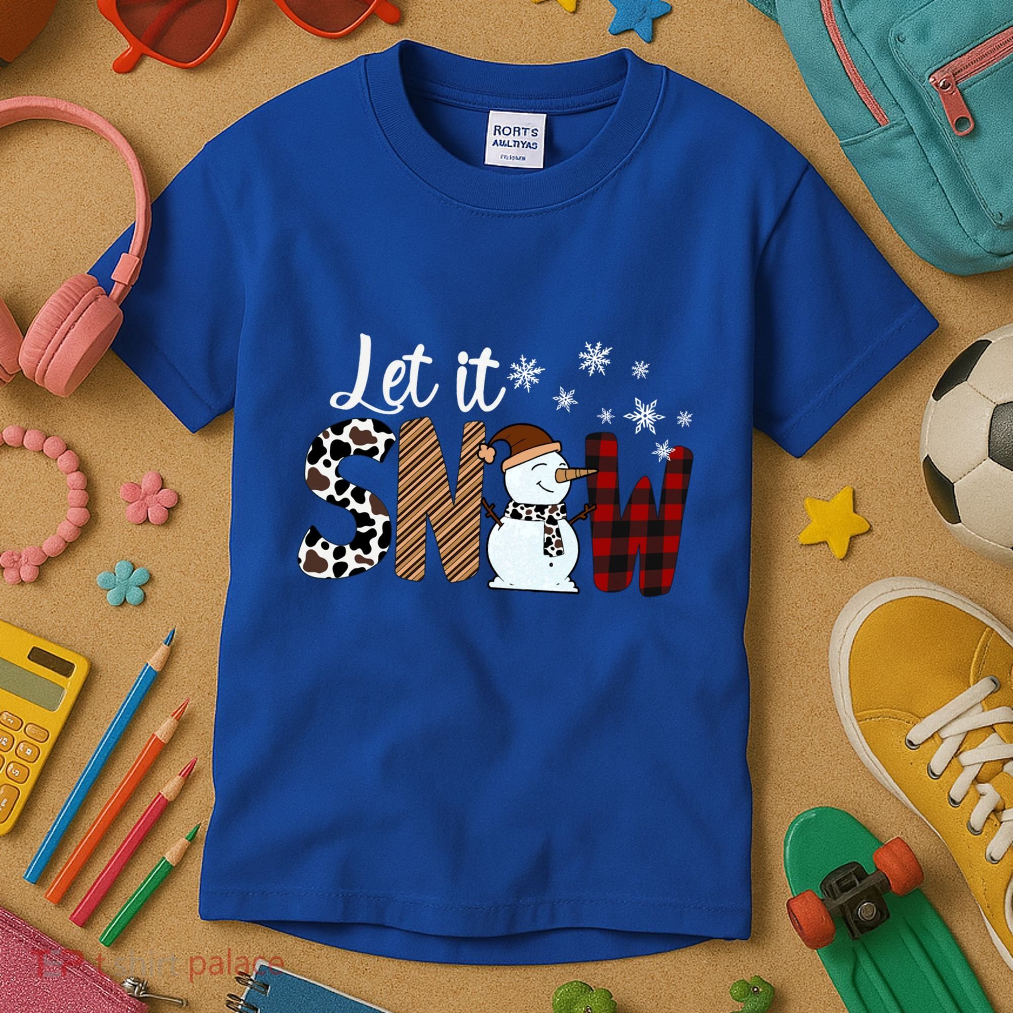 Let It Snow Cute Gift Kids T-Shirt