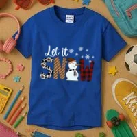 Let It Snow Cute Gift Kids T-Shirt thumb 3