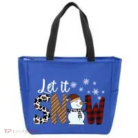 Let It Snow Cute Gift Tote Bag thumb 0