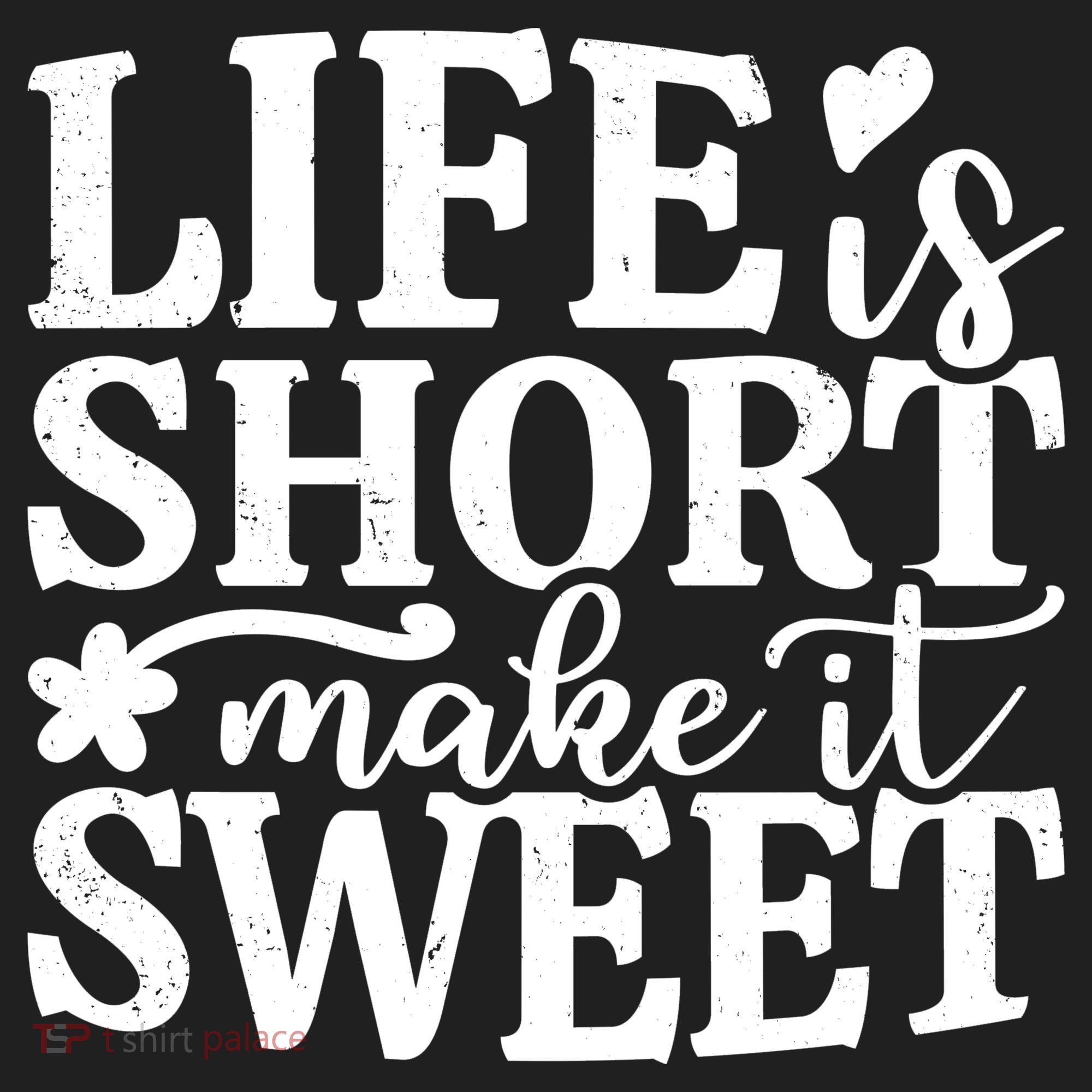 Life Is Short Make It Sweet Inspirational Quote Beanie