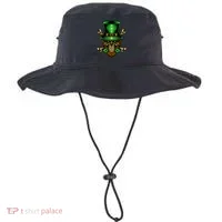 Leprechaun Irish Skull Clover Bucket Hat thumb 0