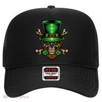 Leprechaun Irish Skull Clover Hat thumb 0