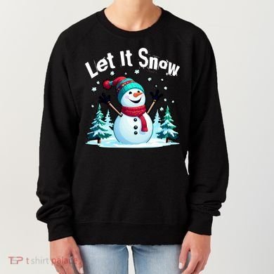 Let It Snow Snowman Women's Sweatshirt