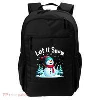 Let It Snow Snowman Backpack thumb 0