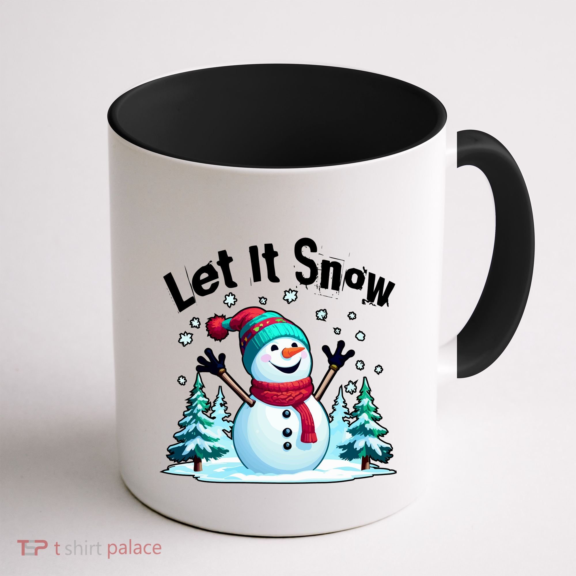 Let It Snow Snowman Coffee Mug