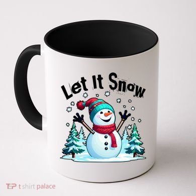 Let It Snow Snowman Coffee Mug