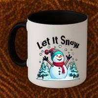 Let It Snow Snowman Coffee Mug thumb 2