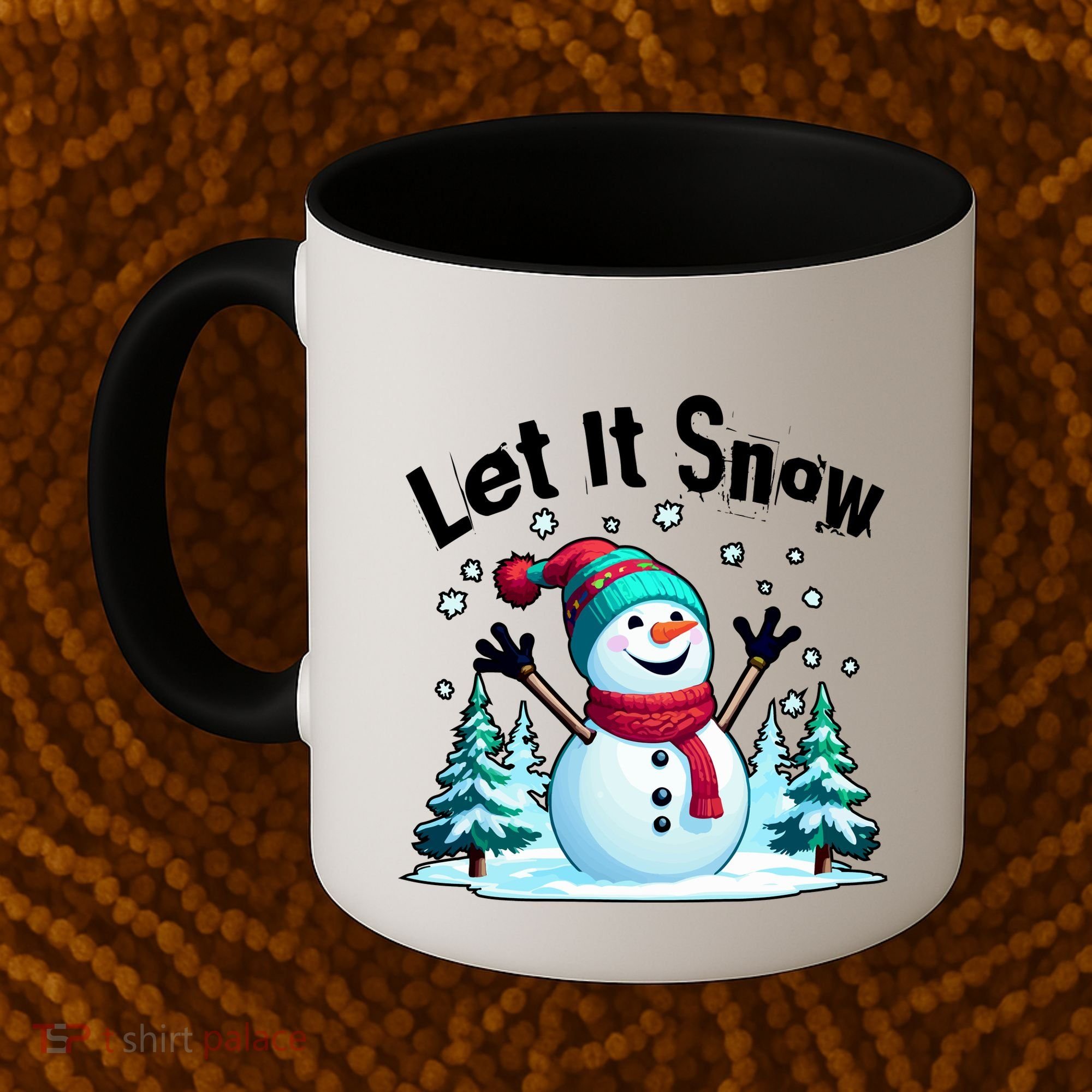 Let It Snow Snowman Coffee Mug