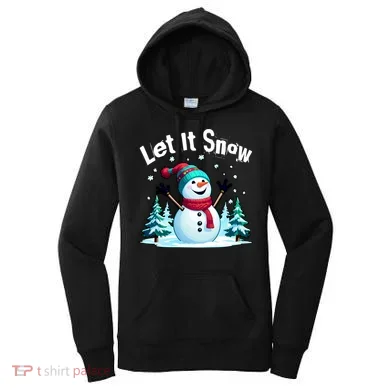 Let It Snow Snowman Women's Hoodie
