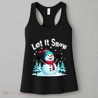 Let It Snow Snowman Women's Tank Top thumb 3