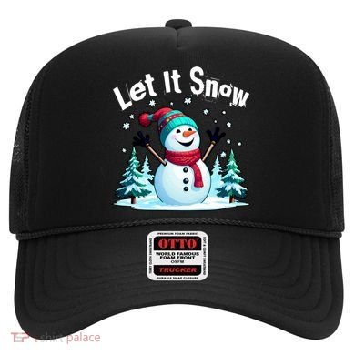 Let It Snow Snowman Hat