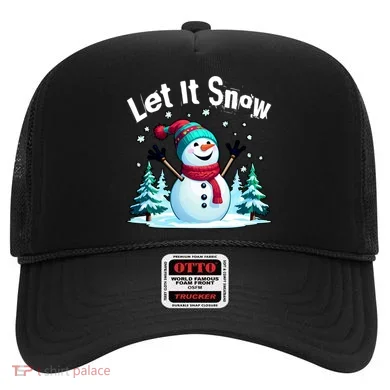 Let It Snow Snowman Hat
