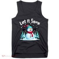 Let It Snow Snowman Tank Top thumb 0