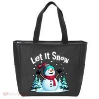 Let It Snow Snowman Tote Bag thumb 0